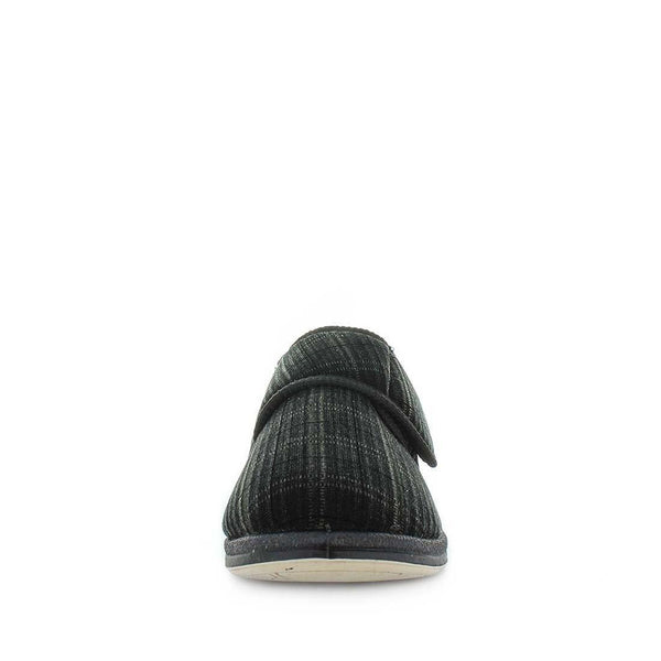 Panda Eli Men's Slippers - Grey Check (9005719027935)