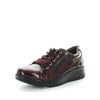 Aerocushion Mousse Womens Sneakers - Wine Patent (8843646402783)