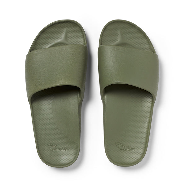 Archies Arch Support Slides - Khaki (8990051565791)