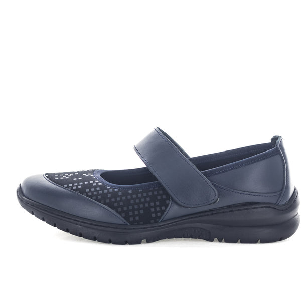 Soft Mode April Women's Flats - Navy (9162146414815)