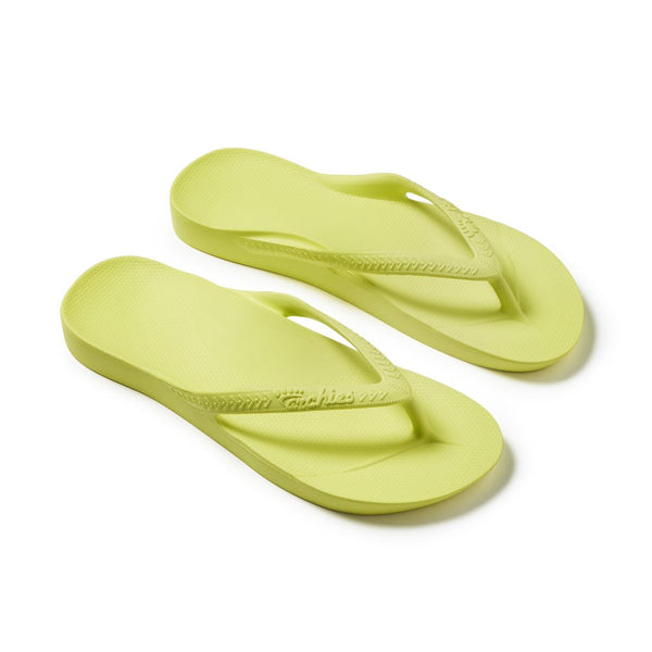 ARCH SUPPORT THONGS - Limelight