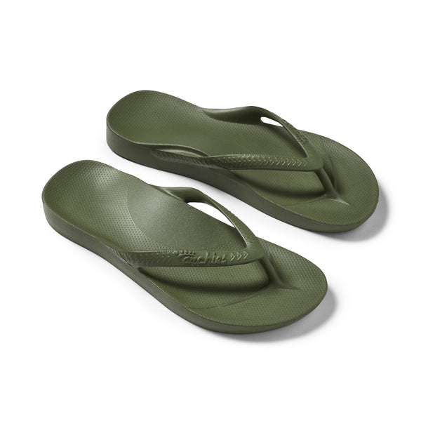 Archies Arch Support Thongs - Khaki (8990044291295)
