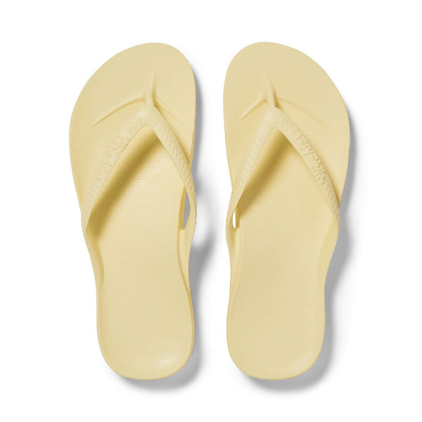 Archies Arch Support Thongs - Lemon (8990050746591)
