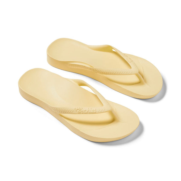 Archies Arch Support Thongs - Lemon (8990050746591)
