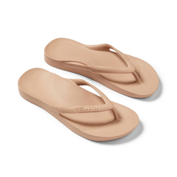 Archies Arch Support Thongs - Tan (8990054809823)