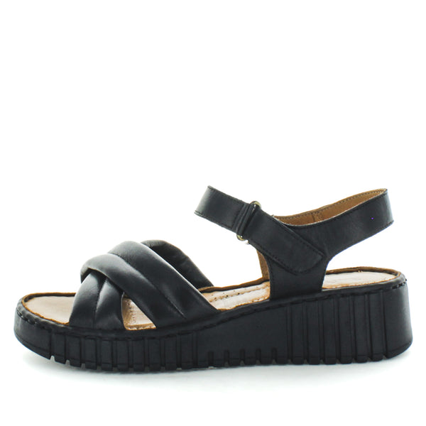 Soft Tread Allino Bayley Womens Sandals - Black (9044380975327) (8798077354207)