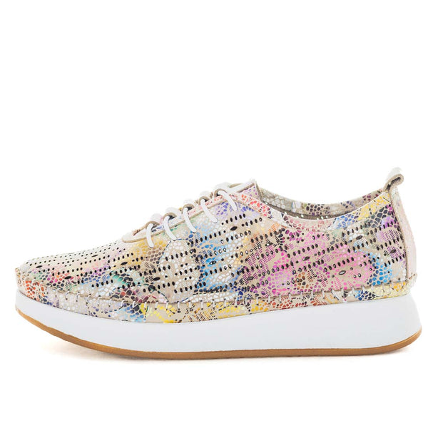 Soft Tread Blast Women's Sneakers - Beige Print