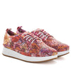 Soft Tread Blast Women's Sneakers - Red Print