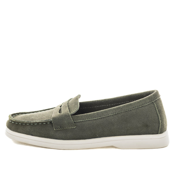 Soft Tread Allino Bonna Womens Slip Ons - Green (9002757062879)