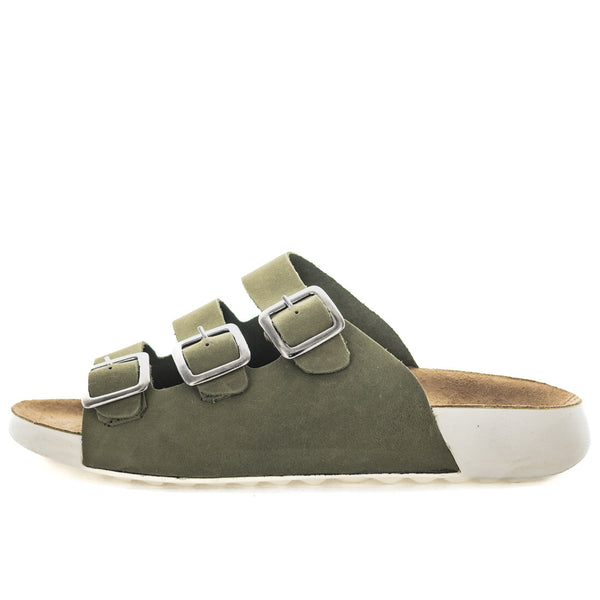 Soft Tread Allino Bree Women's Sandals - Khaki Nubuck