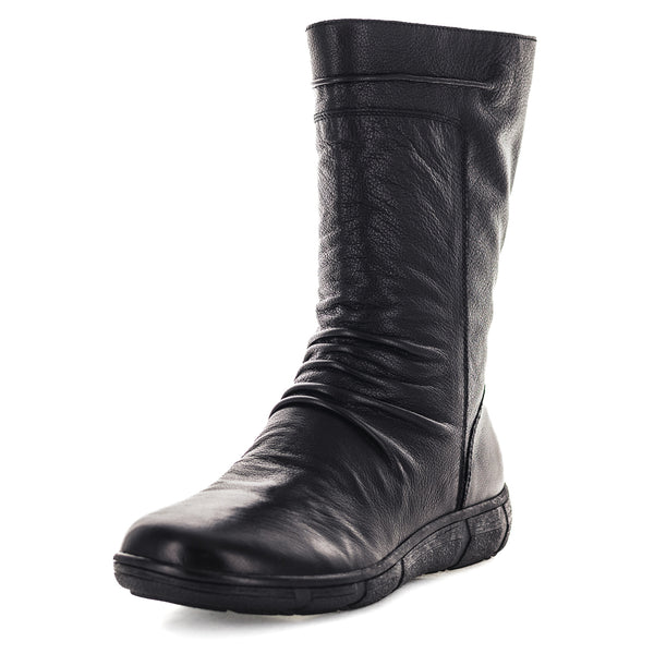Soft Tread Allino Brixana Womens Leather Boots - Black (9013626437855)