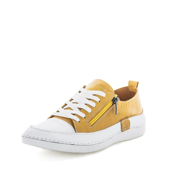 Soft Tread Brooke Women's Sneakers - Mustard