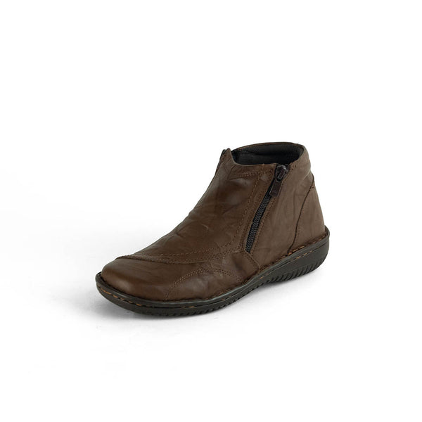 Cabello 5250-27 Women's Ankle Boots - Brown Crinkle