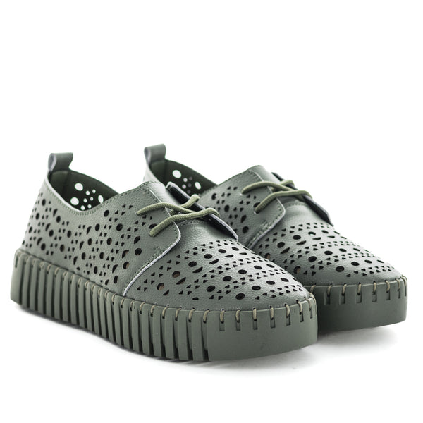 Just Bee Clarity Womens Lace Up Shoes (9092769644767)