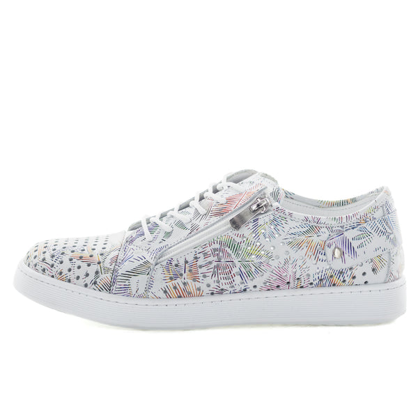 Cabello EG17P Womens Sneaker - White Print (9124390371551)
