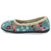 Panda Elgin Women's Slippers - Green Floral (9005720895711)