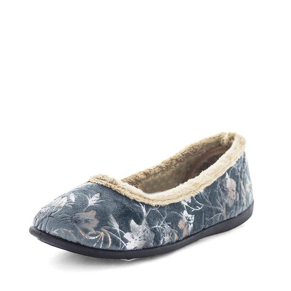 Panda Elgin Women's Slippers - Grey Print