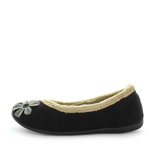 Panda Elgin Women's Slippers - Black (9003571249375)