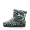 Panda Ellidy Women's Bootie Slippers - Grey Leopard (9005720436959)
