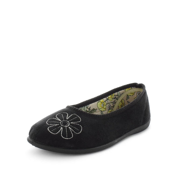 Panda Emaria Women's Slippers - Black (9003590254815)