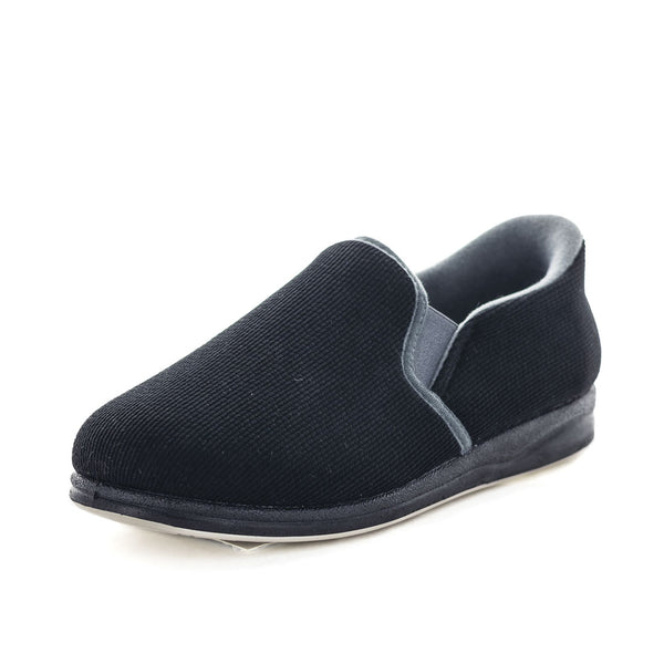 Panda Emerson Men's STEPPINS Slippers - Black/Grey