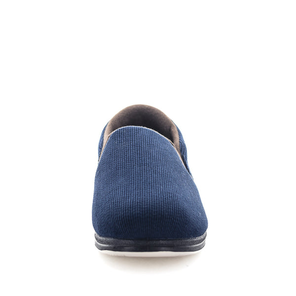 Panda Emerson Men's STEPPINS Slippers - Navy/Brown