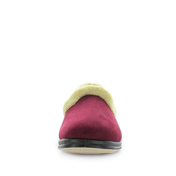 Panda Emille Women's Slippers - Burgundy (9003572068575)