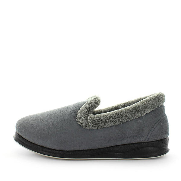 Panda Emille Women's Slippers - Charcoal Grey (9003572461791)