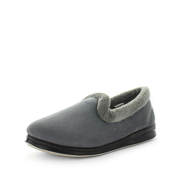 Panda Emille Women's Slippers - Charcoal Grey (9003572461791)