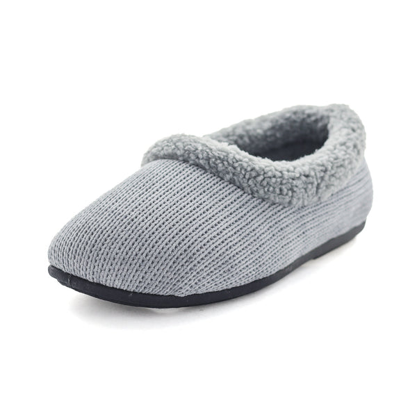 Panda Enuri Women's Slippers - Grey Knit (9005721026783)