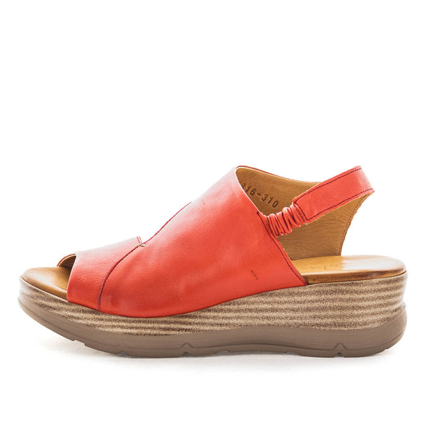 Zola Haisley Women's Sandals - Dark Coral