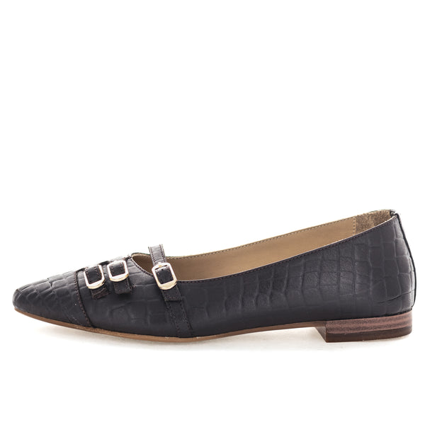 Zola Halley Women's Flats - Chocolate Croc