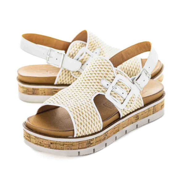 Zola Heather Women's Sandals - Natural Raffia