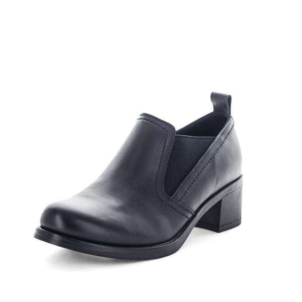 Zola Helena Women's Gusset Slip Ons - Black Smooth