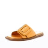 Zola Hursten Womens Slides - Mustard (8843757486303)