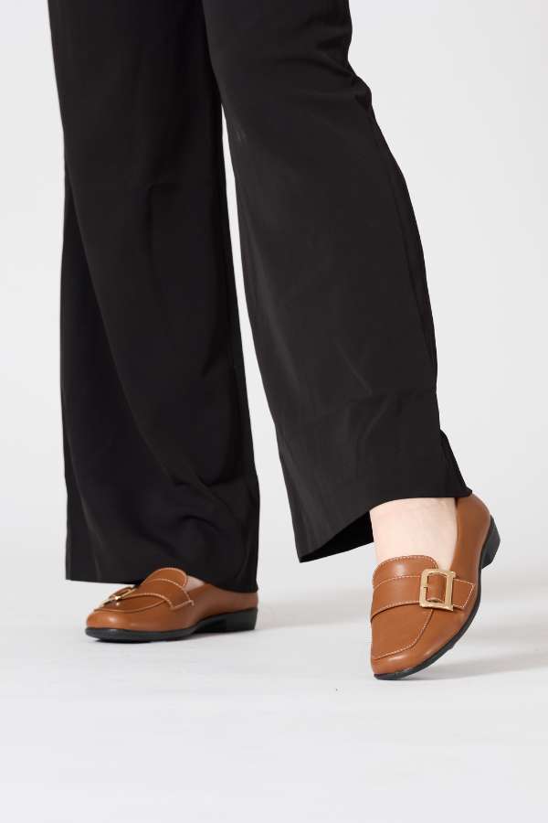 Aerocushion Mariana Women's Wedges - Tan Smooth (8990245716191)