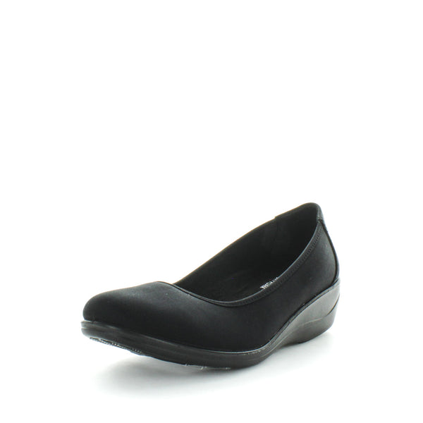 Aerocushion Marti Womens Flats - Black Lycra (8838217564383)