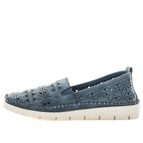 Aerocushion Martina Women's Slip Ons - Blue
