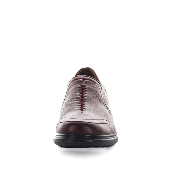 Aerocushion Maud Women's Slip Ons - Wine (8990244274399)