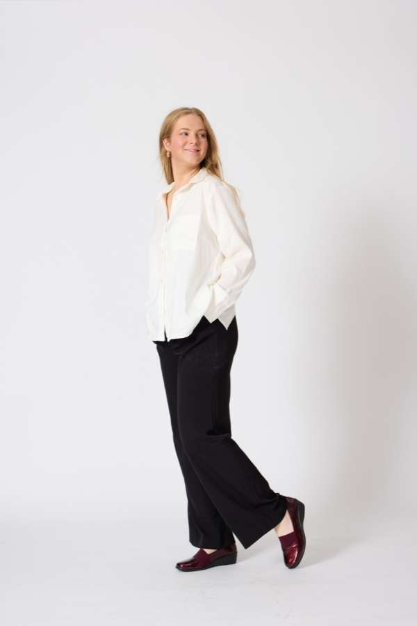 Aerocushion Milana Womens Wedges - Wine Patent (8990244995295)