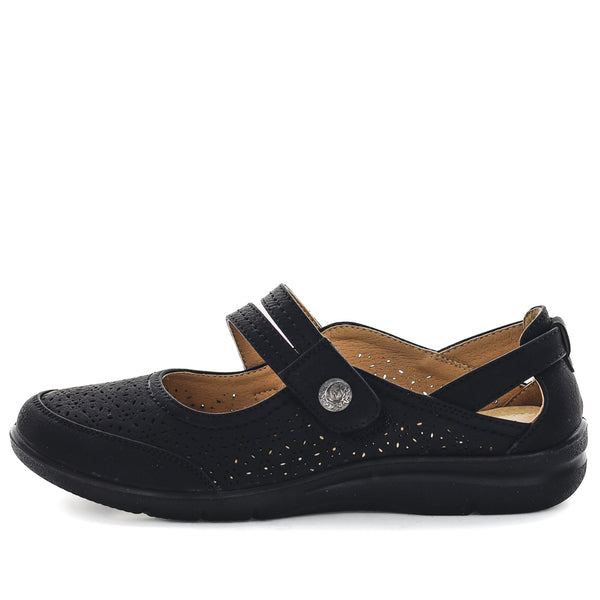 Aerocushion Mills Womens Slip Ons - Black (8847877275871)