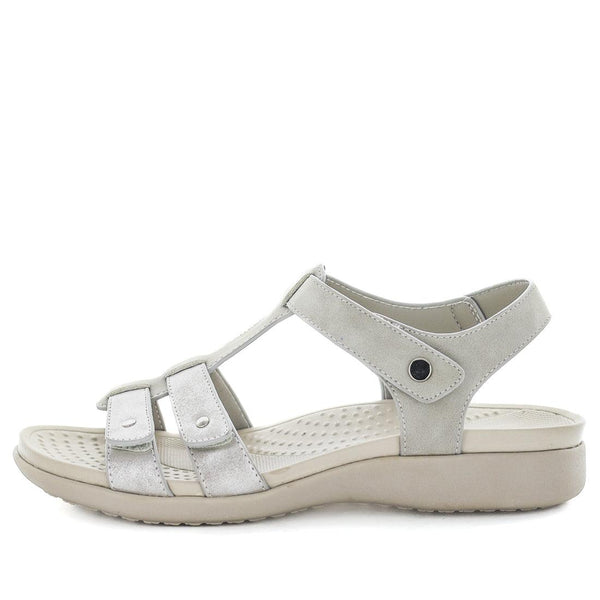 Aerocushion Mindi Womens Wedges - Pewter (8838588629215)