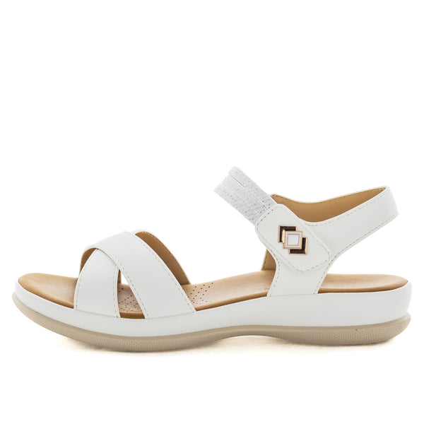 Aerocushion Mirina Womens Sandals - White (9134773698783)