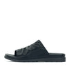 Aerocushion Molly Women's Ruched Slide Sandals - Black