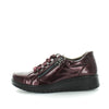 Aerocushion Mousse Womens Sneakers - Wine Patent (8843646402783)