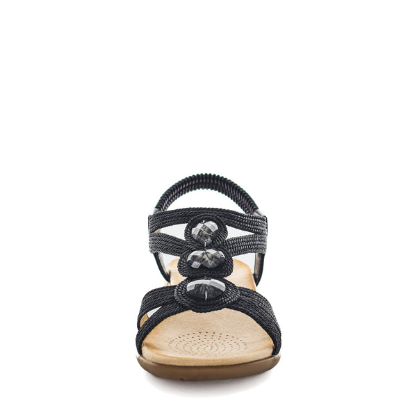 Aerocushion Myth Womens Sandals - Black (9043147063519) (8773057839327)