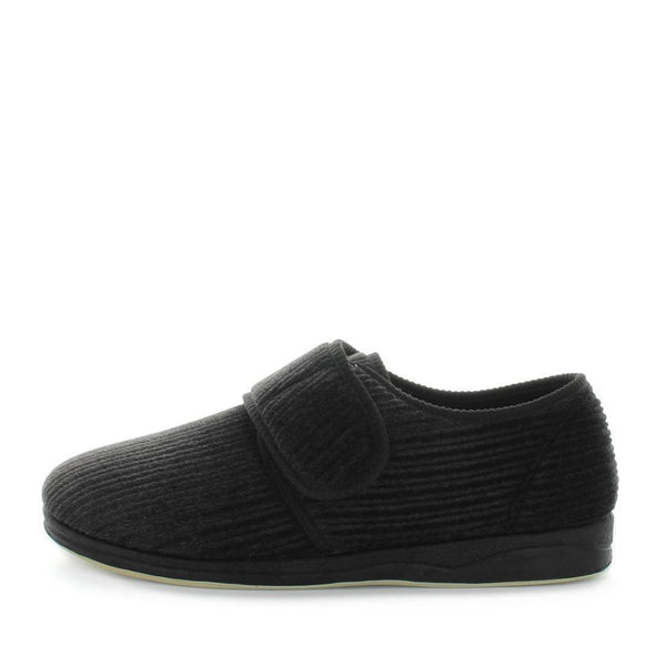 Panda Eli Men's Slippers - Black Cord (9005719388383)