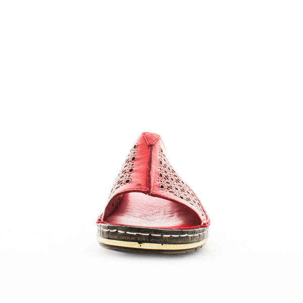 Soft Tread Allino Baisha Womens Slip Ons - Red (8845287129311)