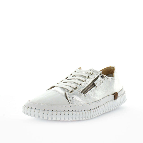 Soft Tread Allino Bannah Womens Sneakers - Silver (8845286899935)