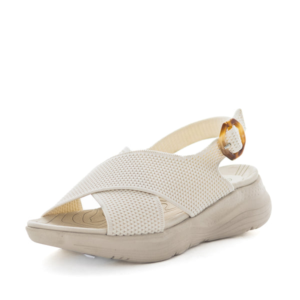 Wilde Saime Womens Sandals - Cream (9123316760799)